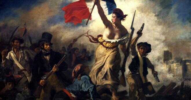 Vad den franska revolutionen menar eller utgör för många romantiker?