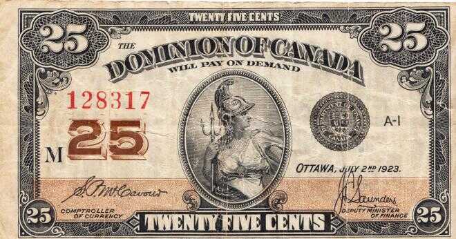 Vad är värdet av en kanadensisk 2 dollarsedel?