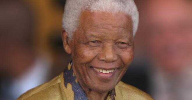 Vad är Nelson Mandela karaktärsdrag?