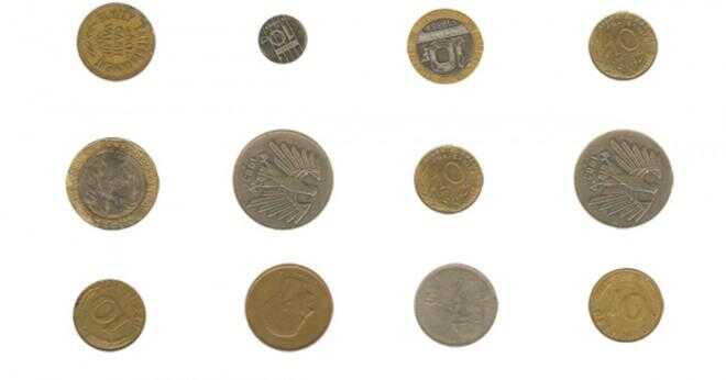 Vad är värdet av mynt med 1809-1959 tiroler freiheit på framsidan och republik osterreich funfzig schilling på baksidan?