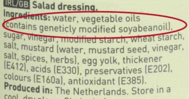 Vad är etiketter på livsmedelsprodukter som visar vilka näringsämnen som maten innehåller kallade?