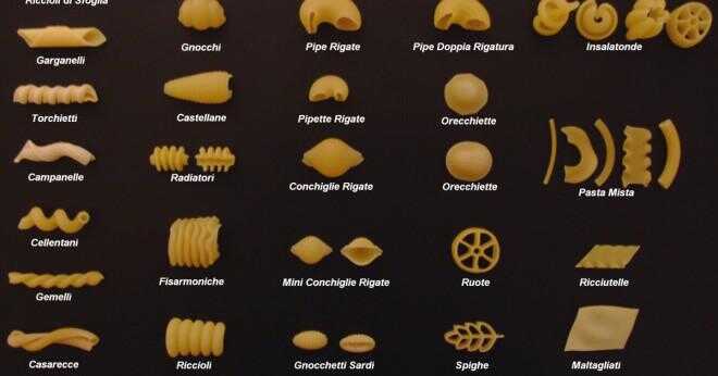 Skillnaden mellan nudlar och pasta?