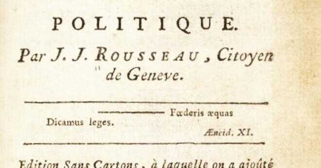 Vem var Johannes Jacques Rousseau?