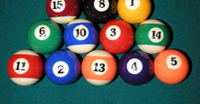 Vilken färg är 5 bollen i biljard?