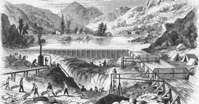 Vad slutade California gold rush?