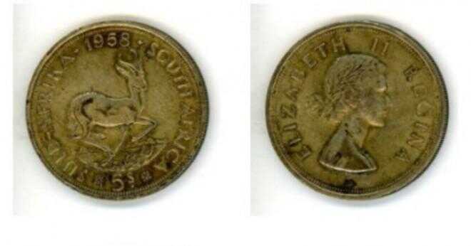 Vad är värdet på 1652 - 1952 Sydafrika mynt?