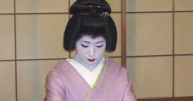 Vad gjorde det huden på 1800-talet geisha makeup?