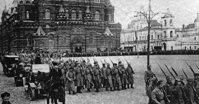 Bolsjevikerna tog makten i mars 1917 i Ryssland?