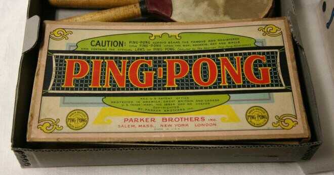 Vad är det moderna namnet på '' pin-pong'' spel?