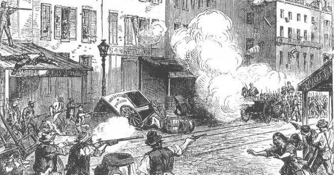 Där skedde förslag till upploppen i 1863?