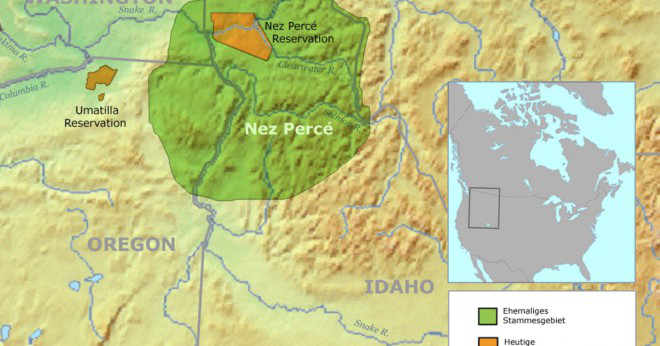 Vad var Nez Perce indianstam klimat gillar?