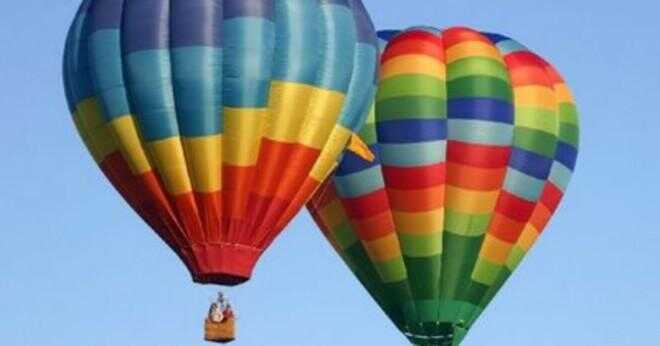 Hur är varm luft ballonger luftskepp och luftskepp liknande?