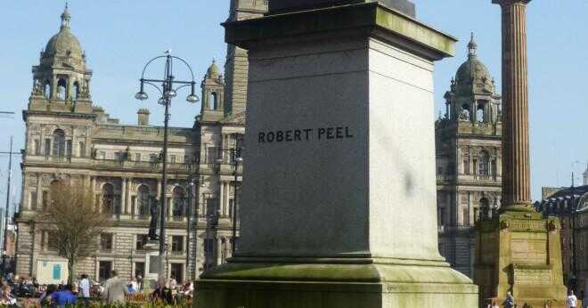 Var Robert Peel samband med Londons nya polisen?