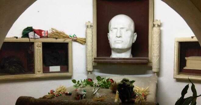 Vad hände med Benito Mussolini land efter hans död?