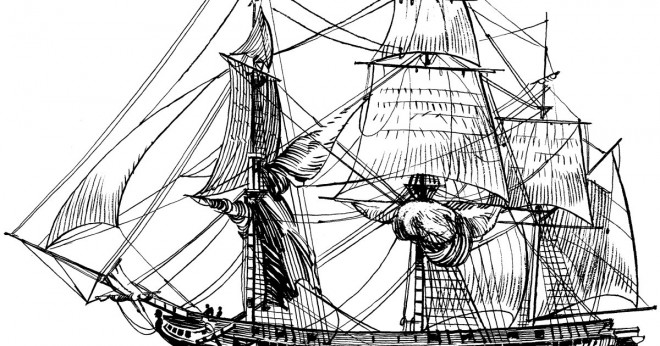 Hur lång tid att segla 1700-tals skepp England till Boston?