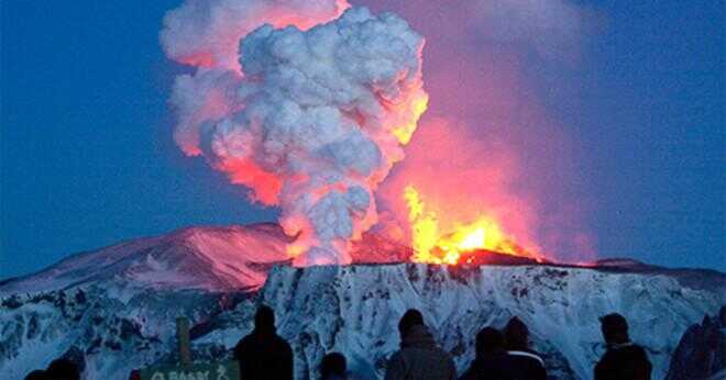 Hur många som drabbades av Island vulkan?