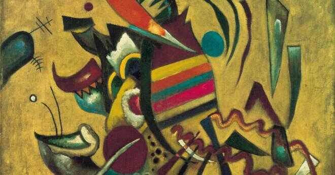 Vilken typ av färg använde Vassily Kandinsky?