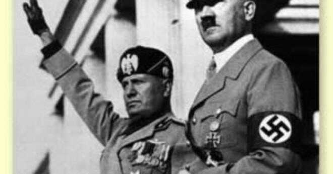 Vad var rollen av Benito Mussolini i World War 2?