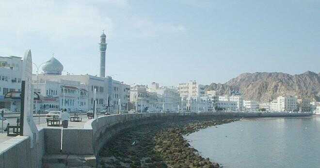 Vad är området i Oman i kvadratkilometer?