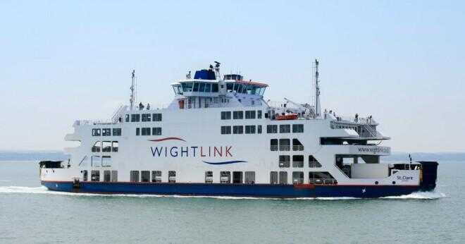 Hur länge tar det båtar att komma från Portsmouth till The Isle of Wight?