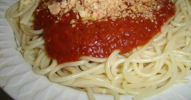 Vad kan du göra med spaghetti utan pastasås?