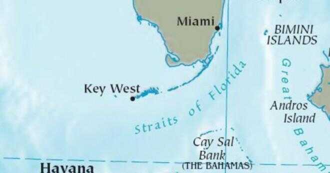 Vart är Kuba i förhållande till Florida?