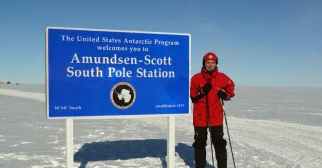 I vilken världsdel ligger sydpolen?
