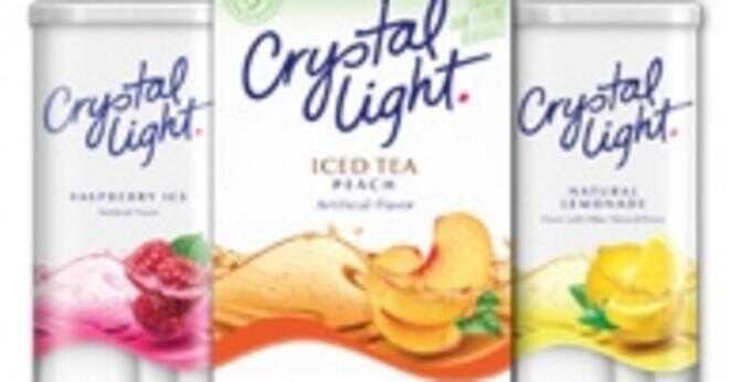 Hur mycket socker är i Crystal Light dricka Mix?