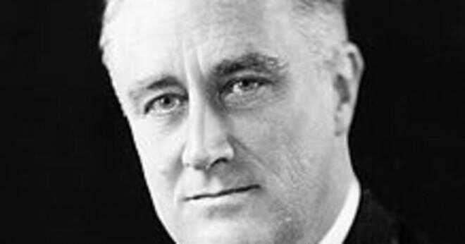 Vilka år var FD Roosevelt president?