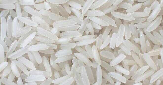 Har vitt ris orsaka förstoppning?