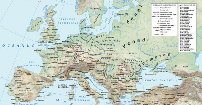 Vart är varje Rom på varje kontinent?