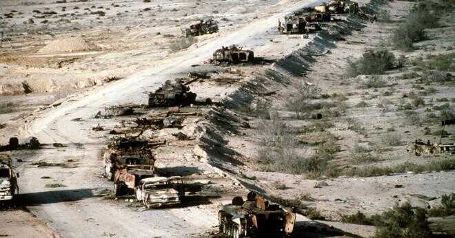 Vilka är de stora händelserna den persiska Gulfkriget 1990-1991?