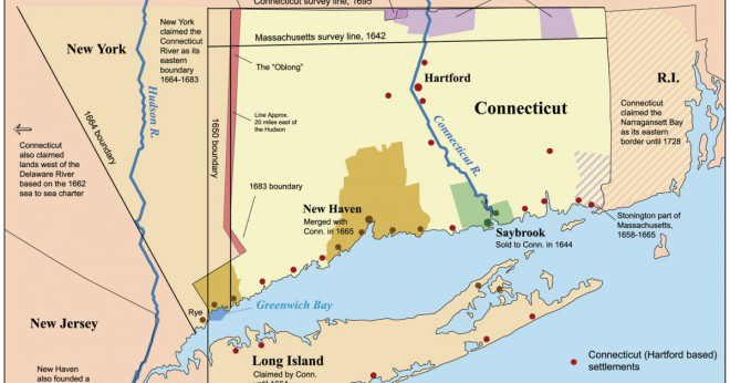 Vad var den dominerande religionen i kolonin Connecticut?
