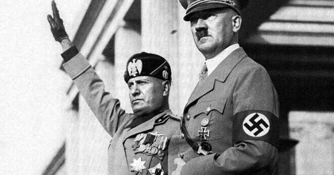 Vad Hitler och Mussolini har gemensamt?
