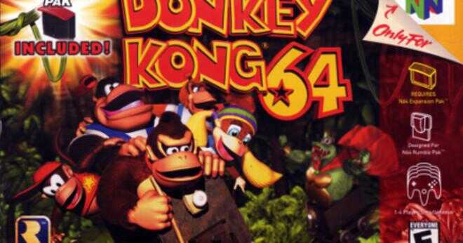 Vilka är namnen på nivå i donkey kong 64?