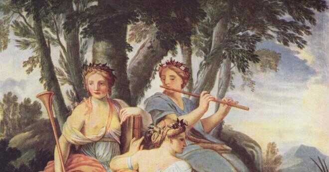 Vem var den grekiska guden med 9 kreativa damer?