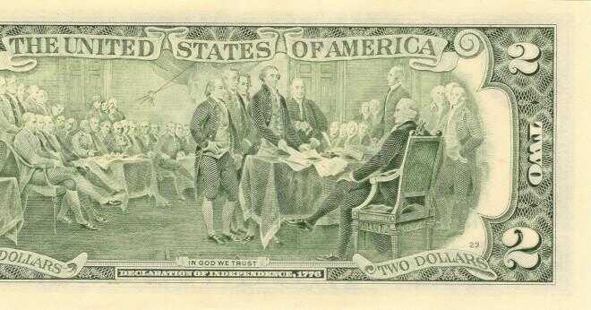 Vad är värdet av en 1976 2 US-dollar bill?