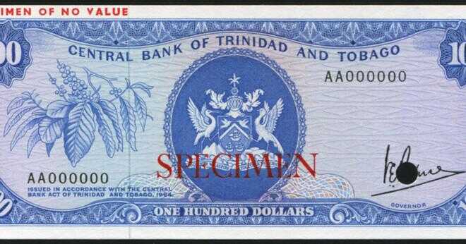 Vad är den nationella valutan i Trinidad och Tobago?