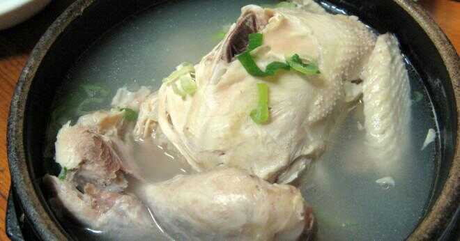 Kan du laga mat rå kyckling i hönsbuljong och använda kyckling buljong?