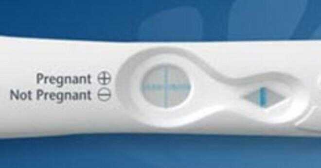 graviditetstest efter samlag