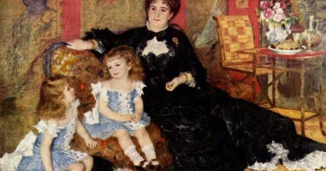 Vilken typ av saker Renoir målar?
