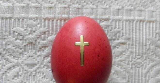 Vilket land färgämnen ägg röd till påsk?