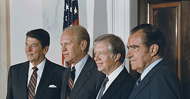 Vilka var President Nixons politik?