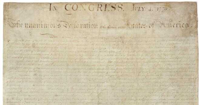Vad är konstitutionen och självständighetsförklaringen?
