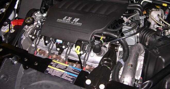 Vart är tändspolen på en 2000 Chevy 5,3 litersmotor?