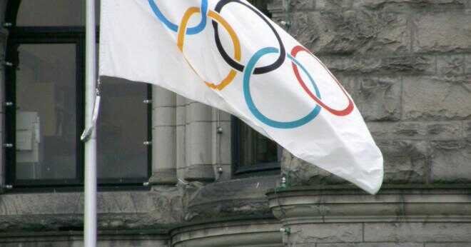 Vad är färgerna på ringarna på den olympiska flaggan?