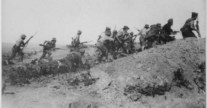 Tyskarna kämpa på Gallipoli med turkarna?