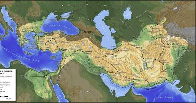 Persiska kriget började efter Alexander stort passeras som river?