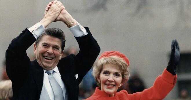 Vilka delar av den amerikanska ekonomin sjönk under Reagans första terminen i office?