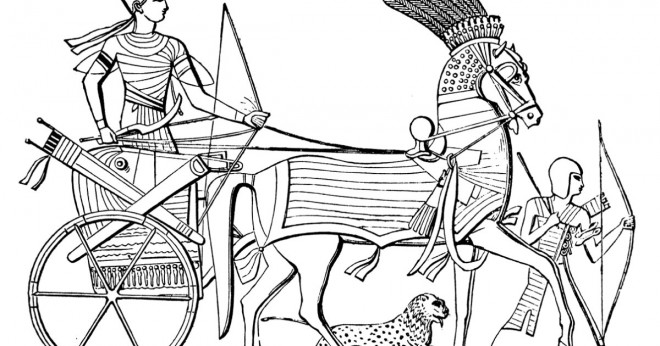 Vad var mestadels om fornegyptisk konst?